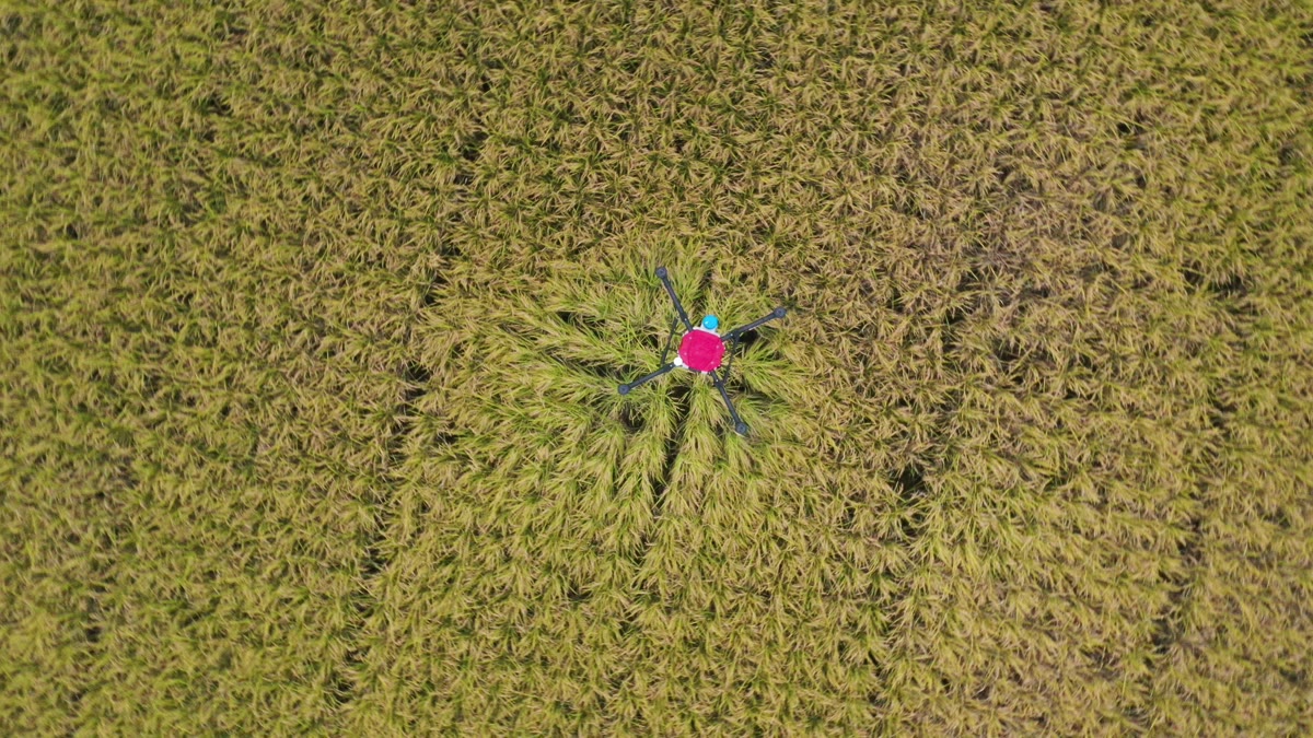 農薬散布ドローンの機体